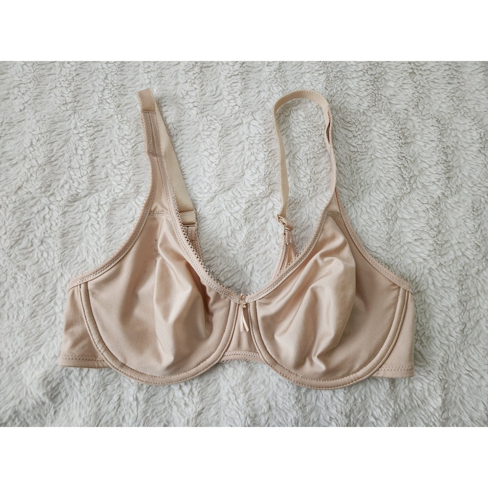 Wacoal Basic Beauty Full Figure Seamless Underwire Bra 855192 Natural Nude Size